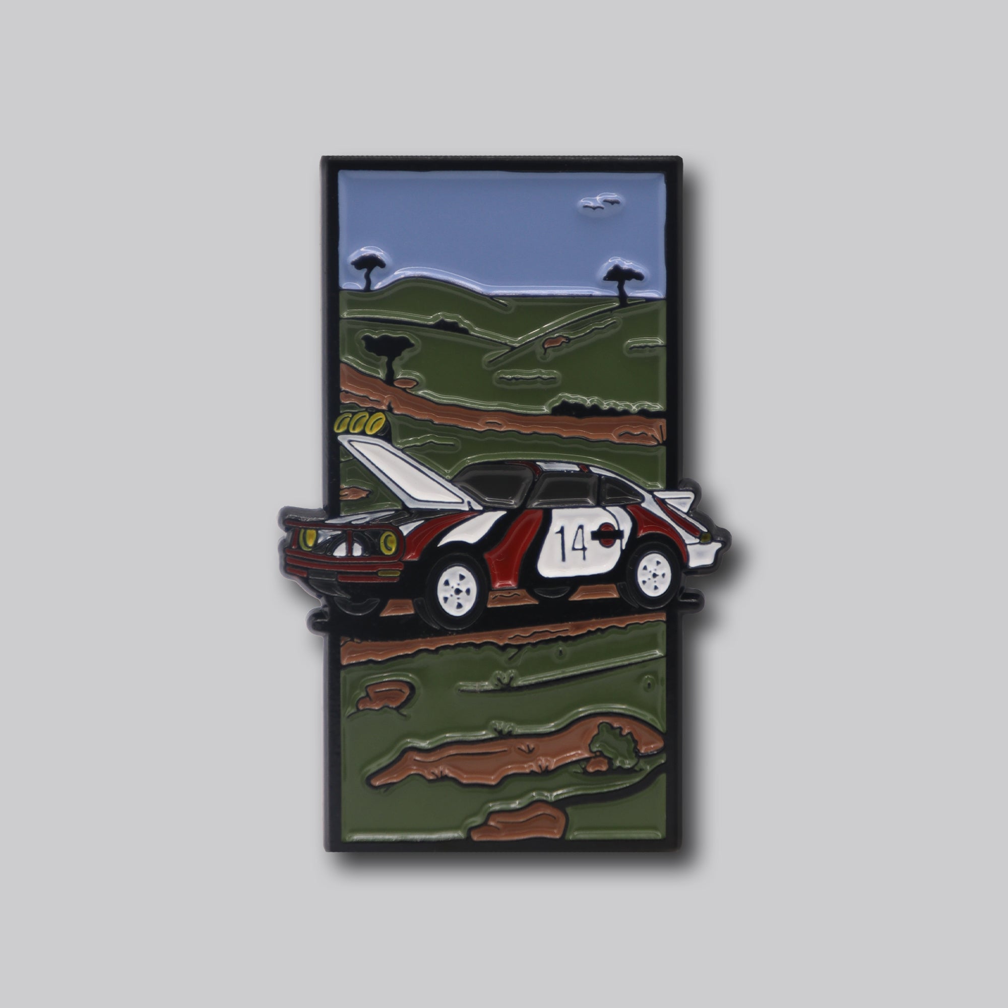 1978 East African Safari Rally 911 - Enamel Pin
