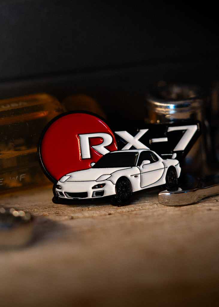 Mazda RX-7 FD Rising Sun Enamel Pin