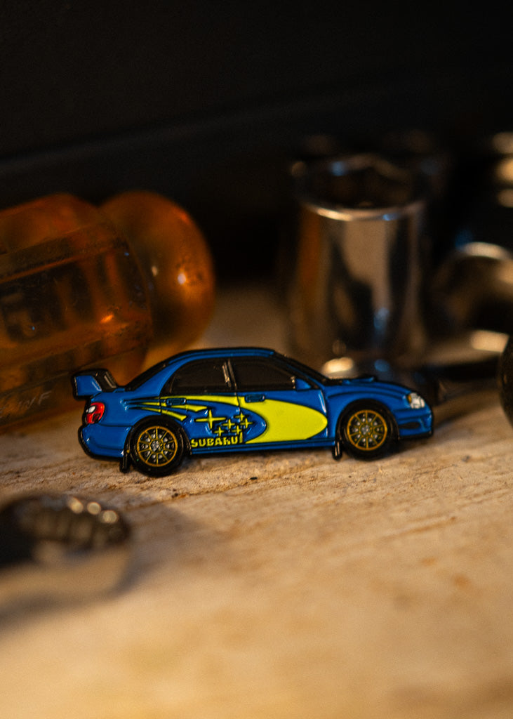 Subaru WRX STI Rally Inspired Enamel Pin