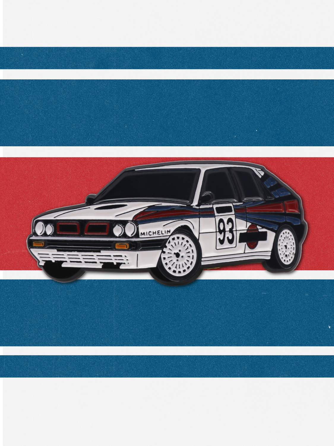 Lancia Delta HF Integrale - Rally Inspired Enamel Pin